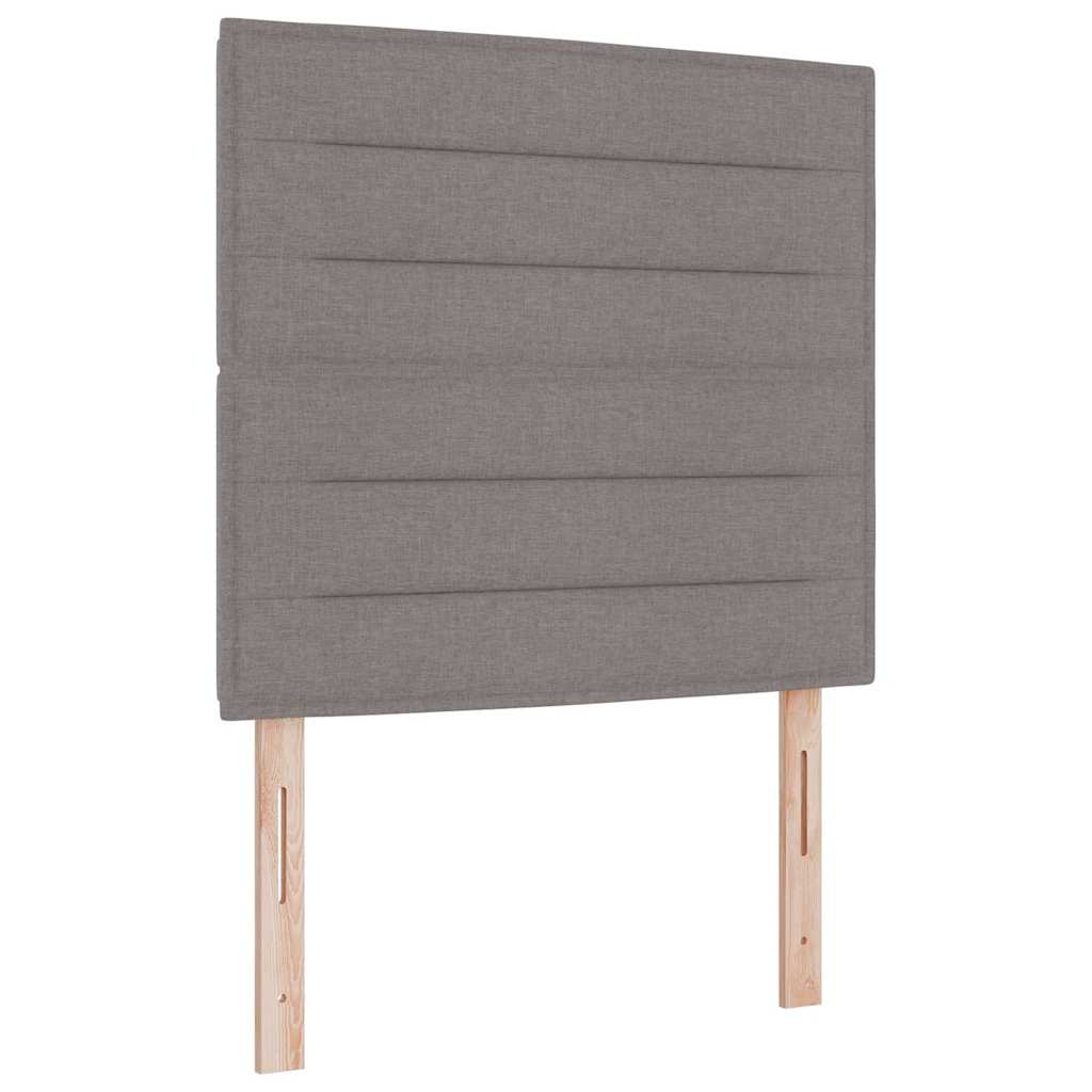 Headboard Other with Headboard Taupe 100 cm Fabric
